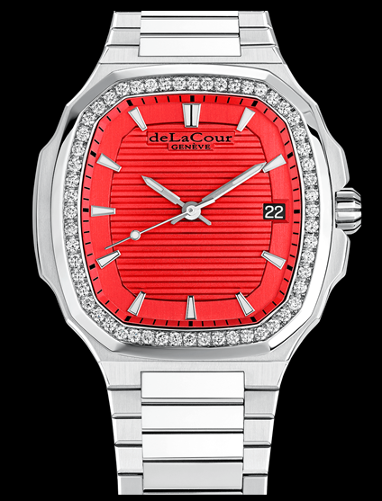 Replica DeLaCour Elite Vault Red WAST5002R Watch